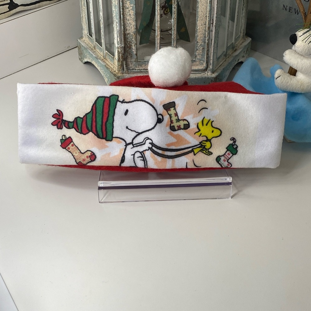 Snoopy Christmas Santa  Hat